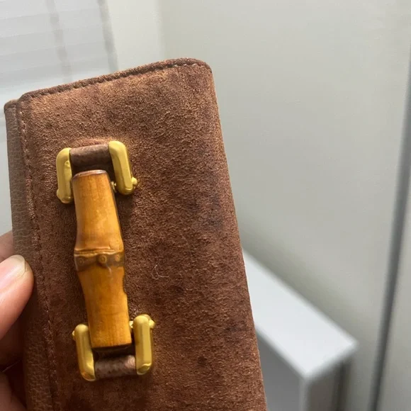 Gucci Brown Leather key holder with Bamboo Detail - Picture 5 of 5